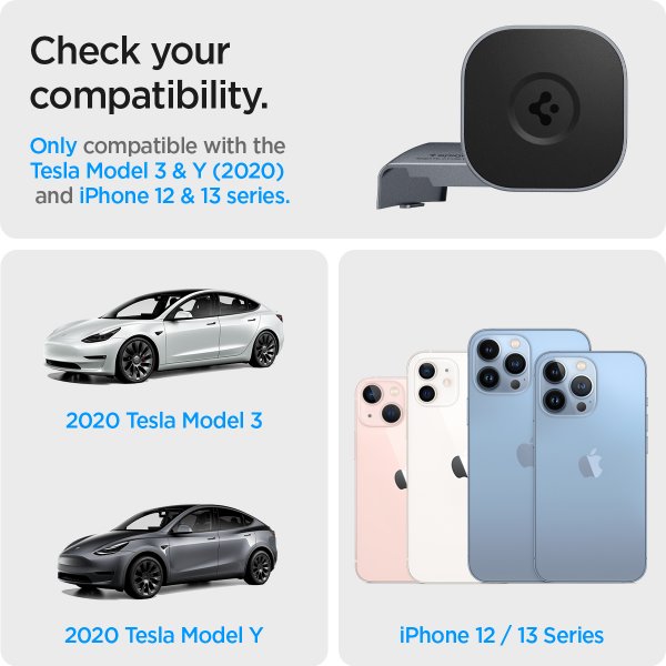 Tesla MagSafe OneTap Dashboard Car Mount