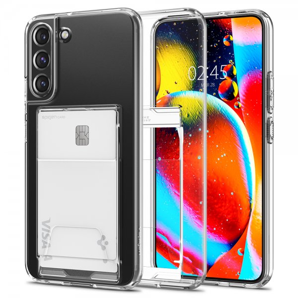 Samsung Galaxy S22 Plus Case Crystal Slot Dual Crystal Clear