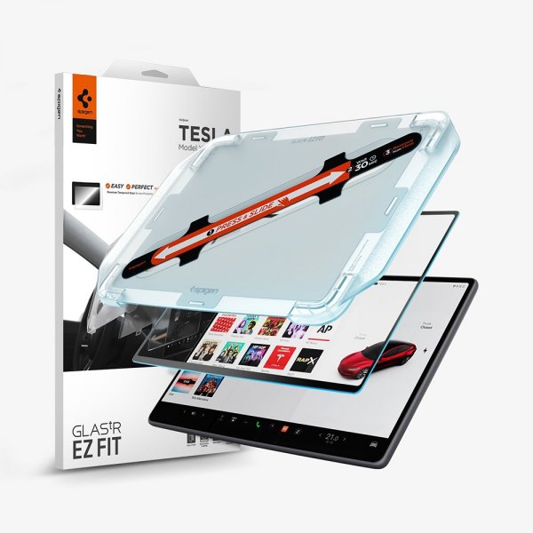 Screen Protector GLAS.tR EZ FIT Anti-Glare Tesla Model 3 (2024)