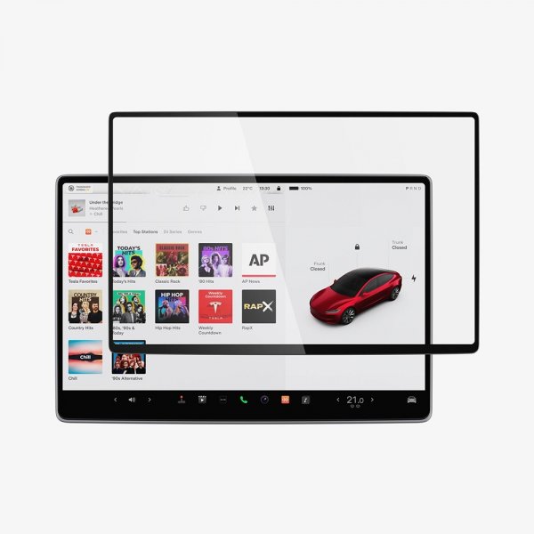 Screen Protector GLAS.tR EZ FIT Anti-Glare Tesla Model 3 (2024)