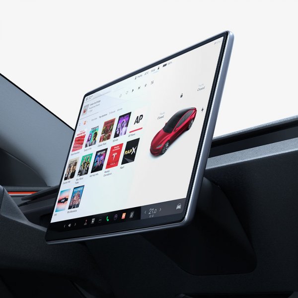Screen Protector GLAS.tR EZ FIT Anti-Glare Tesla Model 3 (2024)