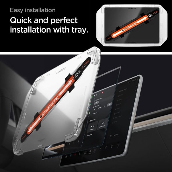 Screen Protector GLAS.tR EZ FIT Anti-Glare Tesla Model 3 (2024)