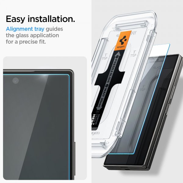 Samsung Galaxy Z Fold 6 Screen Protector GLAS.tR EZ Fit 2-pack