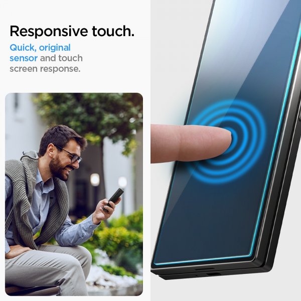 Samsung Galaxy Z Fold 6 Screen Protector GLAS.tR EZ Fit 2-pack