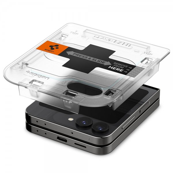 Samsung Galaxy Z Flip 6/Flip 7 FE Screen Protector GLAS.tR EZ Fit 2-pack