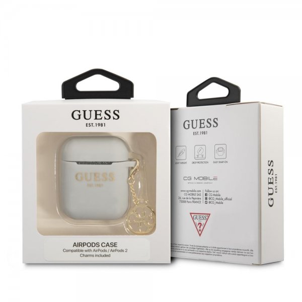 AirPods 1/2 Case Classic Logo 4G Charm Gray