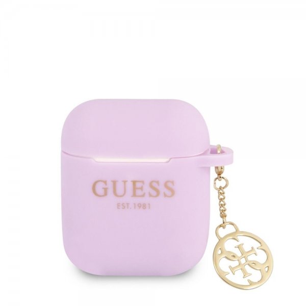 AirPods 1/2 Case Classic Logo 4G Charm Purple
