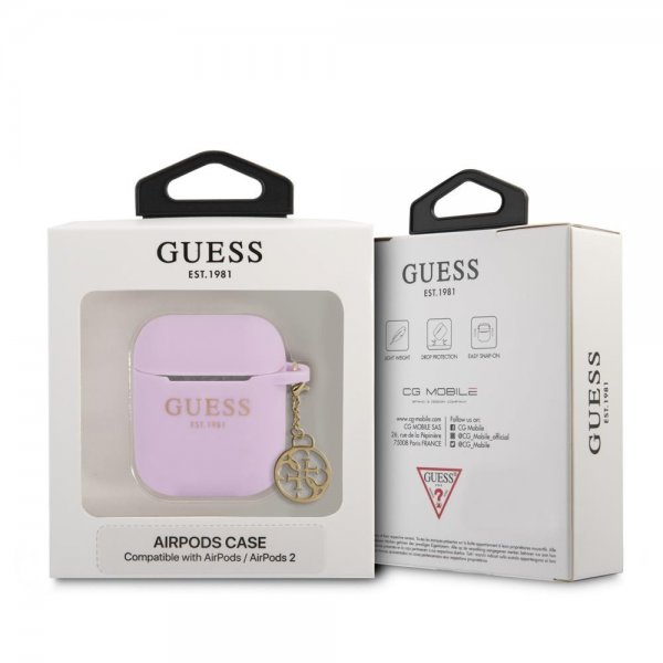 AirPods 1/2 Case Classic Logo 4G Charm Purple