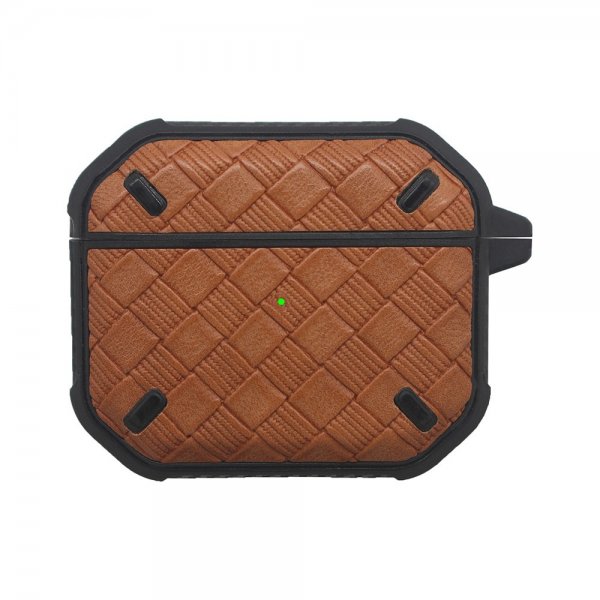 AirPods 3 Case Weave Texture Brown