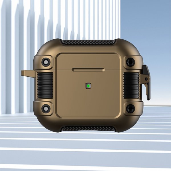 AirPods Pro 2 Case Lock Buckle Brown