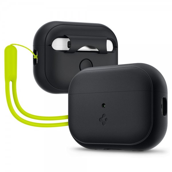 AirPods Pro 2 Case Silicone Fit + Strap Black