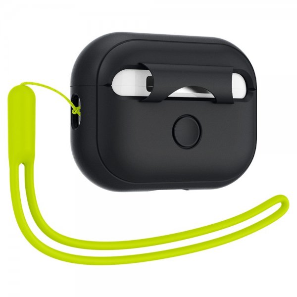 AirPods Pro 2 Case Silicone Fit + Strap Black
