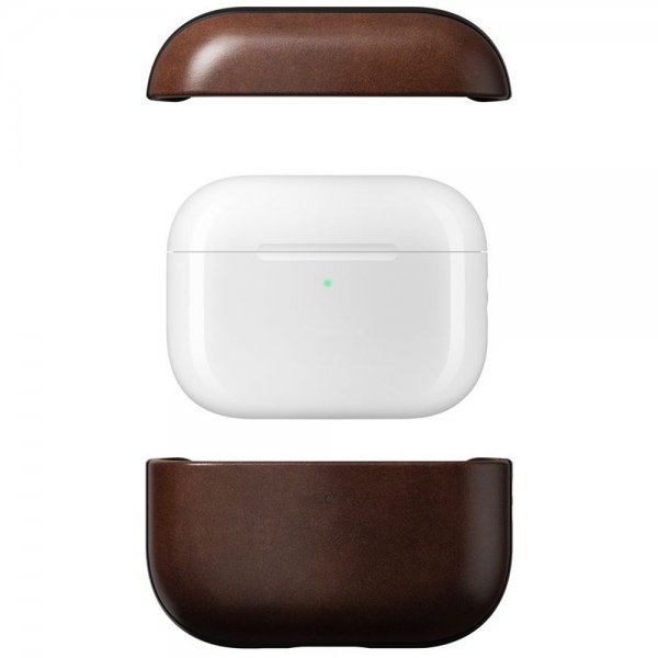 AirPods Pro 3 Case Modern Leather Case Horween Rustic Brown