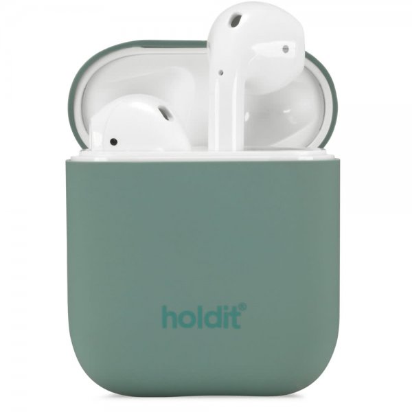 AirPods (1/2) Case Silicone Nygård Moss Green