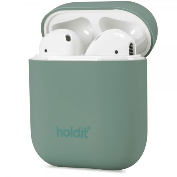 AirPods (1/2) Case Silicone Nygård Moss Green