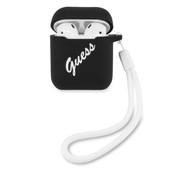 AirPods (1/2) Case Vintage Silicone Black