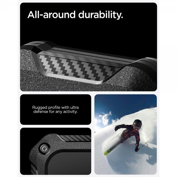 AirTag Holder Tough Armor IP 4-pack Black