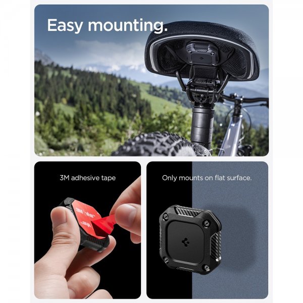 AirTag Holder Tough Armor IP 4-pack Black