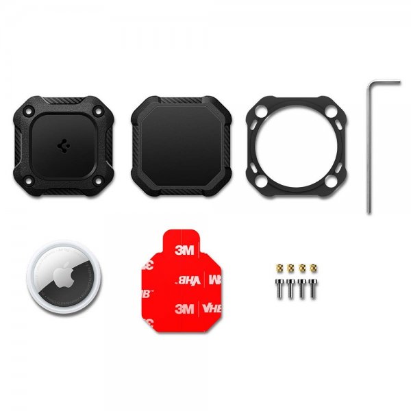 AirTag Holder Tough Armor IP 4-pack Black