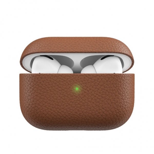 AirPods Pro Case PodSkinz Genuine leather Brown