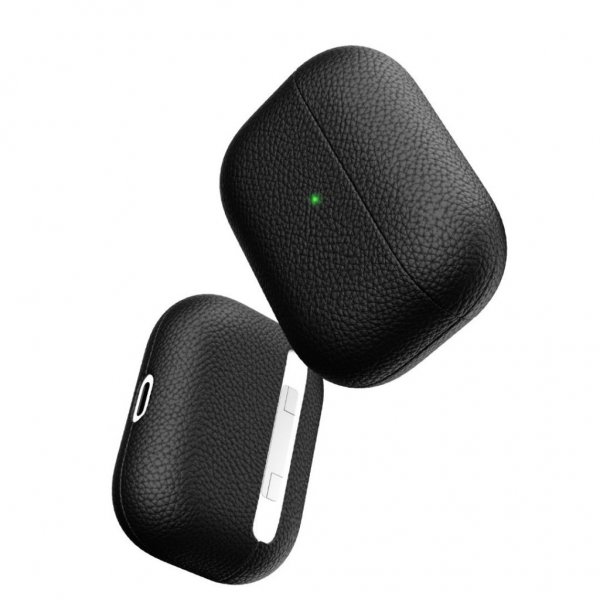 AirPods Pro Case PodSkinz Genuine leather Black