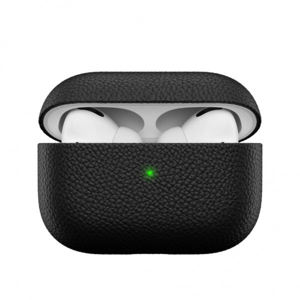 AirPods Pro Case PodSkinz Genuine leather Black
