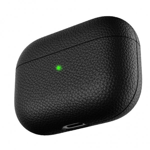 AirPods Pro Case PodSkinz Genuine leather Black