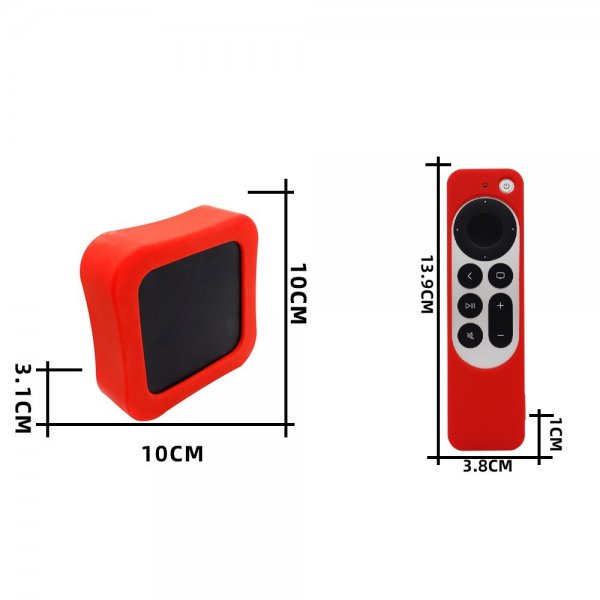 Apple TV 4K 2022 Case Silicone Blue
