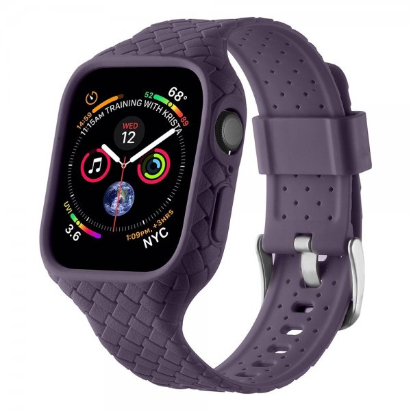 Apple Watch 41mm Band Weave Texture Purple