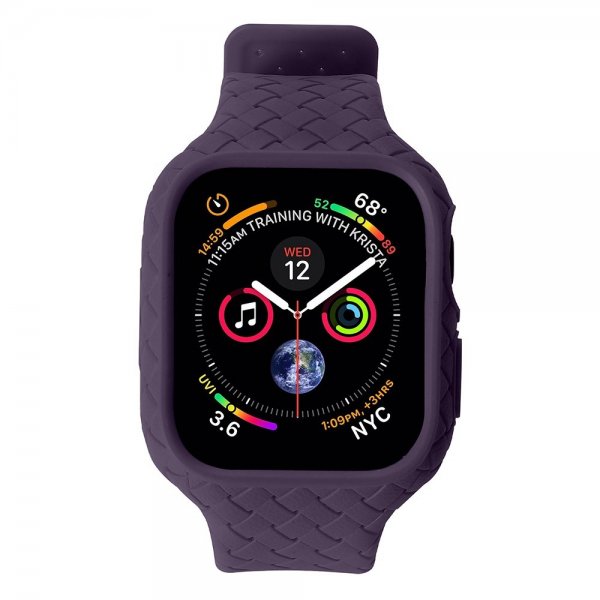 Apple Watch 41mm Band Weave Texture Purple