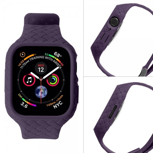 Apple Watch 41mm Band Weave Texture Purple