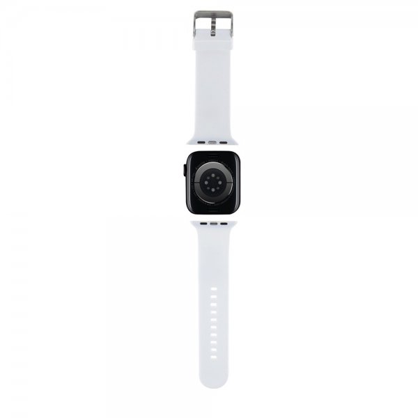Apple Watch 44/45/46mm/Apple Watch Ultra Band Rubber NFT Karl & Choupette White
