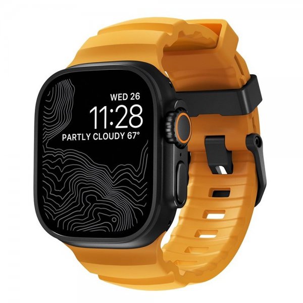 Apple Watch 44/45/46mm/Ultra 49mm Band Rocky Point Black Sol