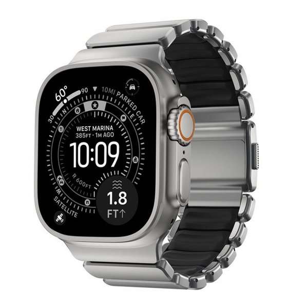 Apple Watch 44/45/46mm/Ultra 49mm Band Stratos Band Natural Black