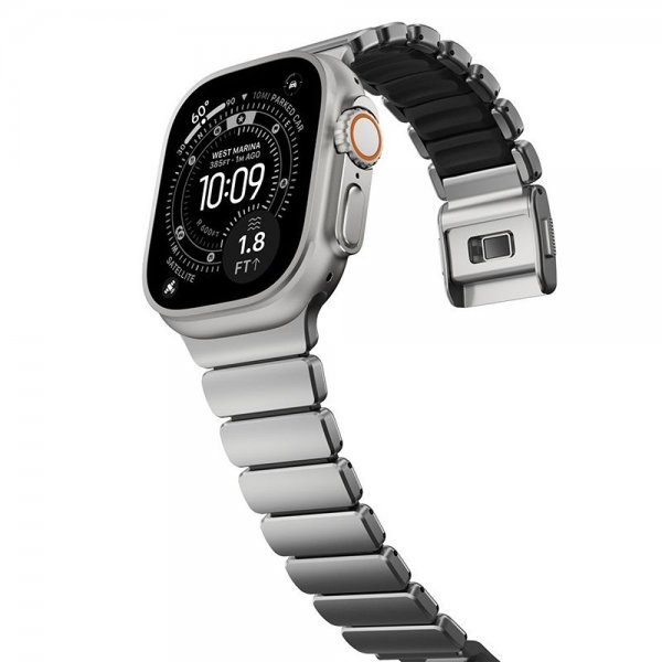 Apple Watch 44/45/46mm/Ultra 49mm Band Stratos Band Natural Black