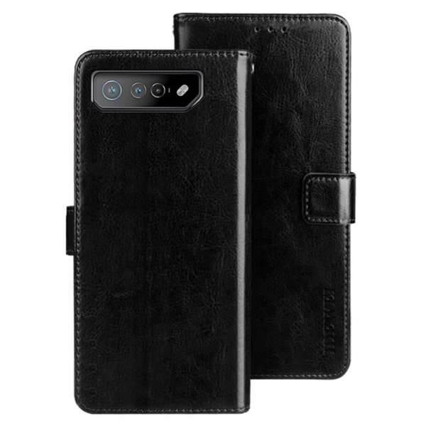 Asus ROG Phone 7 Cover Leather texture Black