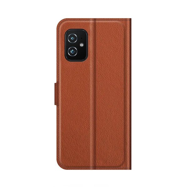 Asus Zenfone 8 Cover with Stand Brown