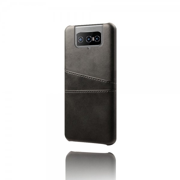 Asus Zenfone 8 Flip Case with Two Card Slots Black