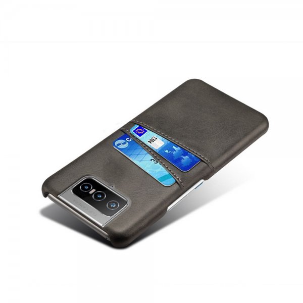 Asus Zenfone 8 Flip Case with Two Card Slots Black