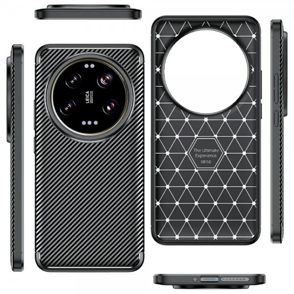 Xiaomi 15 Ultra Case Carbon Armor Black