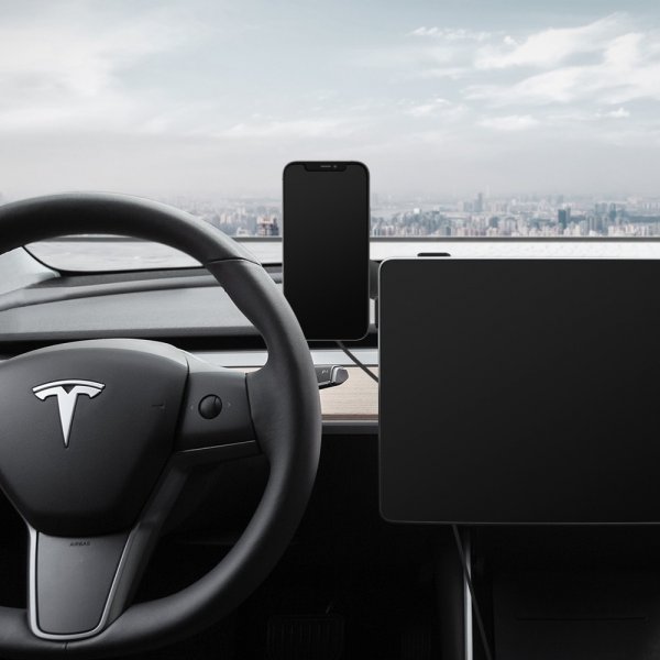 Car Holder with Charging OneTap Pro Wireless Screen Car Mount Tesla MagFit