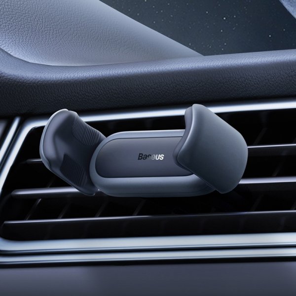 Car Holder Steel Cannon 2 Air Outlet Car Mount Black