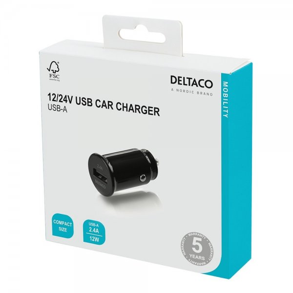 Car charger 12/24V USB-A Car Charger
