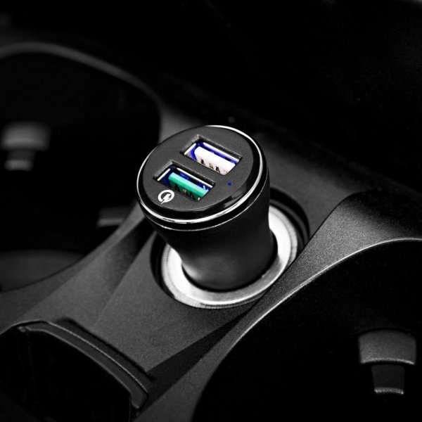 Car Charger F27QC QC 3.0 Black