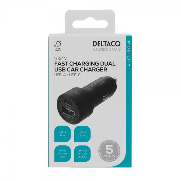 Car charger Fast Charging Dual USB Car Charger