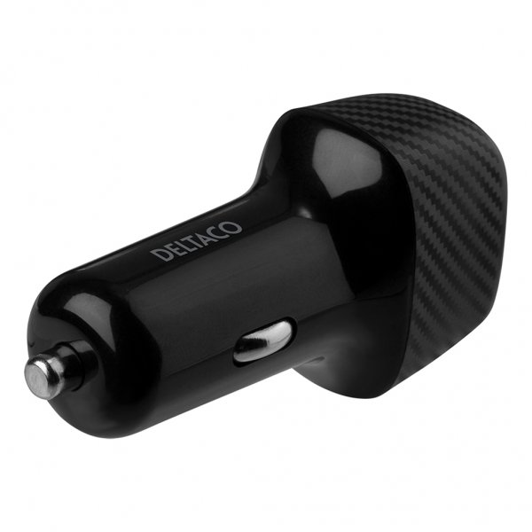 Car Charger USB-A USB-C Fast Charging 36W Black