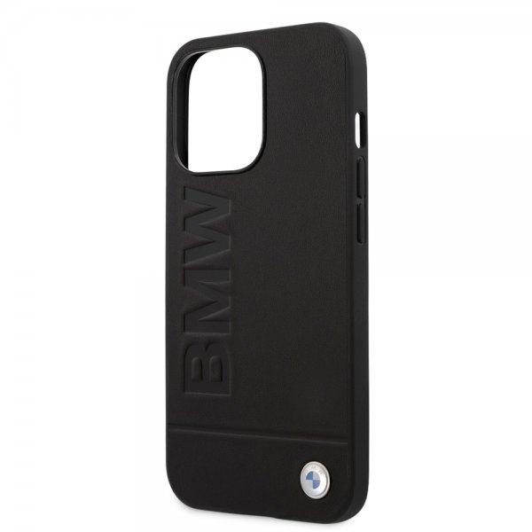 iPhone 14 Pro Case Hot Stamp Metal Logo Black