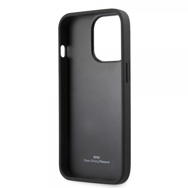 iPhone 14 Pro Case Hot Stamp Metal Logo Black