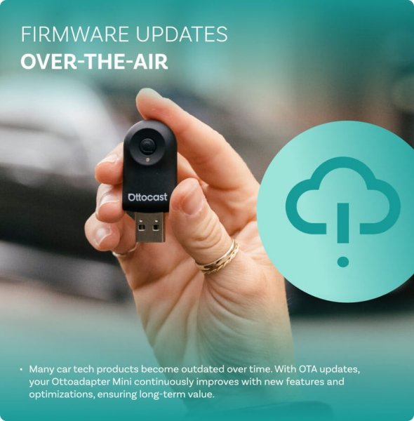 Mini Wireless Apple CarPlay/Android Auto Adapter