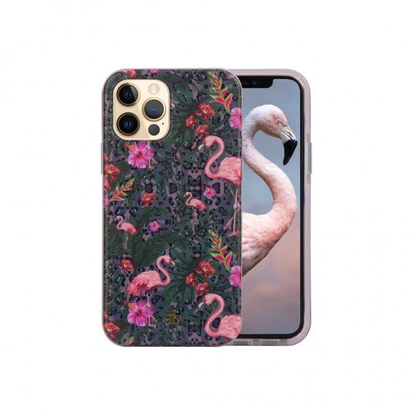 iPhone 13 Pro Max Case Capri Tropical Flamingo